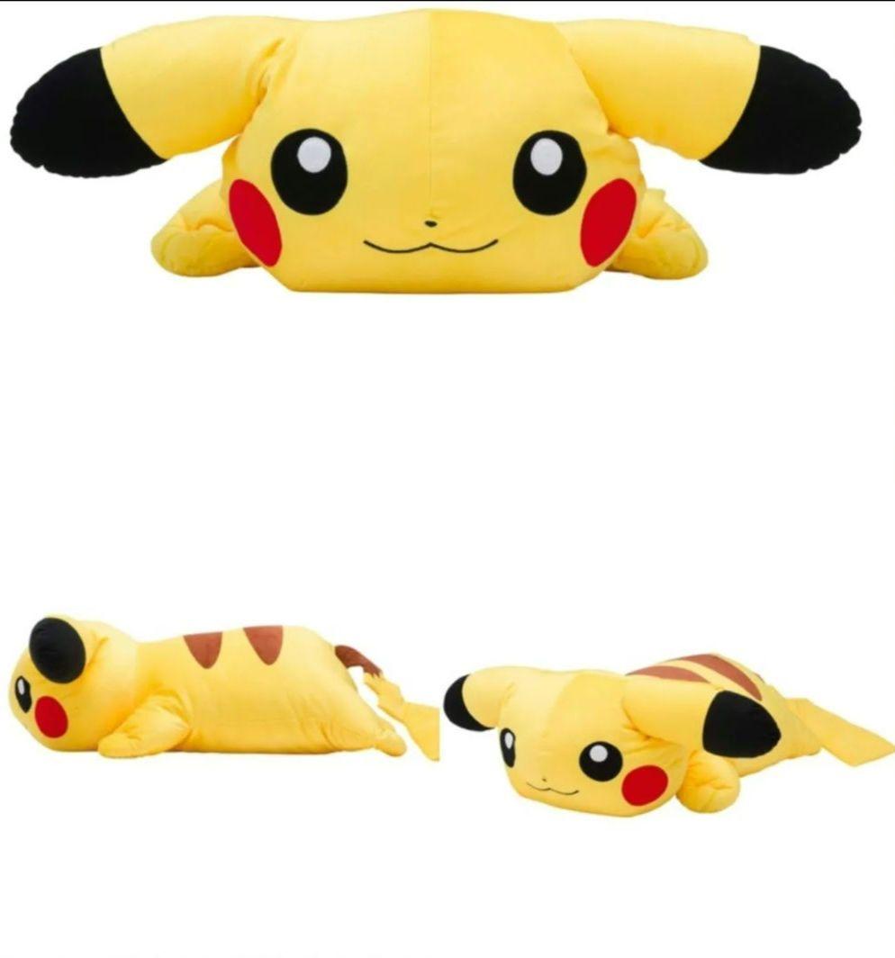 ★ポケモンセンターオリジナル もっちりクッション 大きいくったりピカチュウ