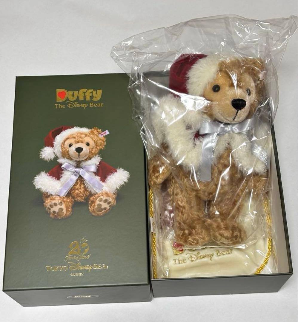 【新品】ダッフィー　サンタ　ぬいぐるみ ダッフルバッグ付き　クリスマス　限定