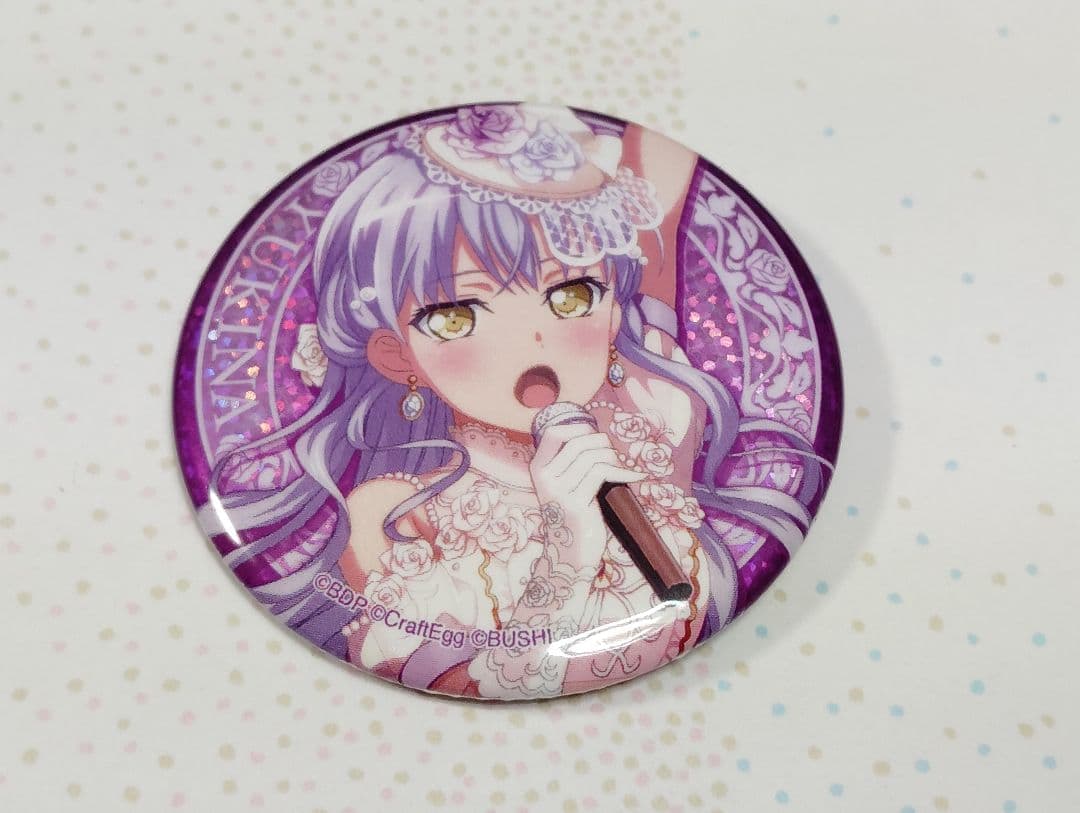 バンドリ　Roselia　湊友希那　缶バッジ　富士急ハイランド