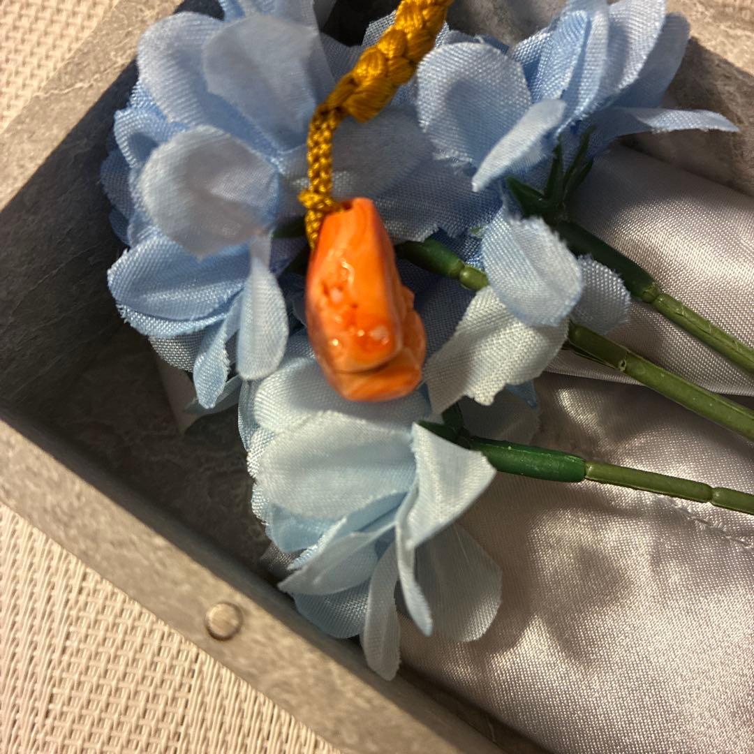 天然珊瑚 大黒様　珊瑚彫刻　根付 ストラップ 珊瑚　チャーム　縁起物　手彫り