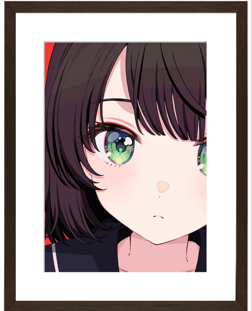 しぐれうい　複製原画「i」 A4サイズ A,Bセット