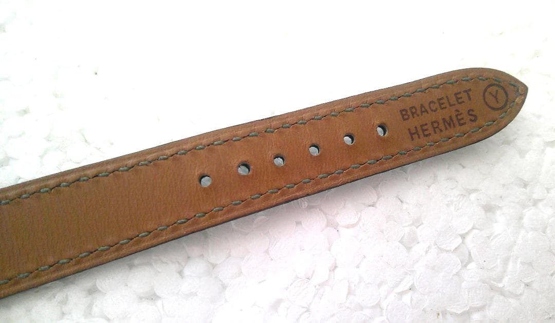 ★HERMES エルメス ケリーウォッチ 時計ベルトのみ レザー グリーン★