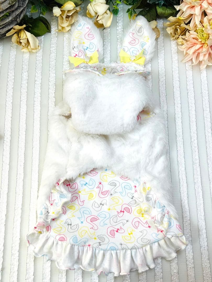 犬服ハンドメイドペット用品♡ラビットファー♡ウサギタンク❣️感謝価格❣️