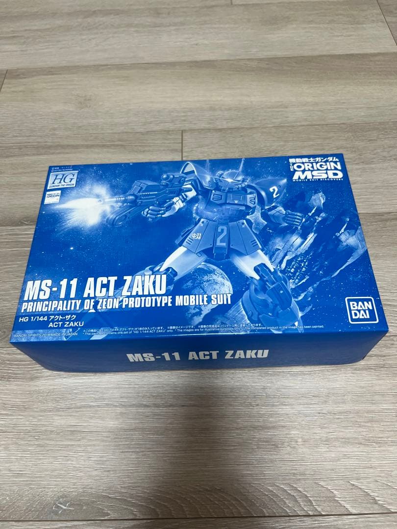 BANDAI MS-11 ACT ZAKU 1/144 HG アクトザク