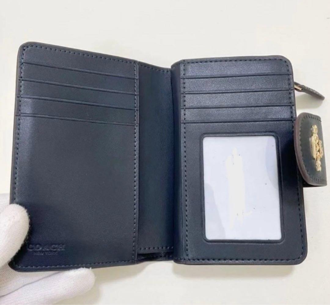 COACH チェリー柄 二つ折り財布　CZ342