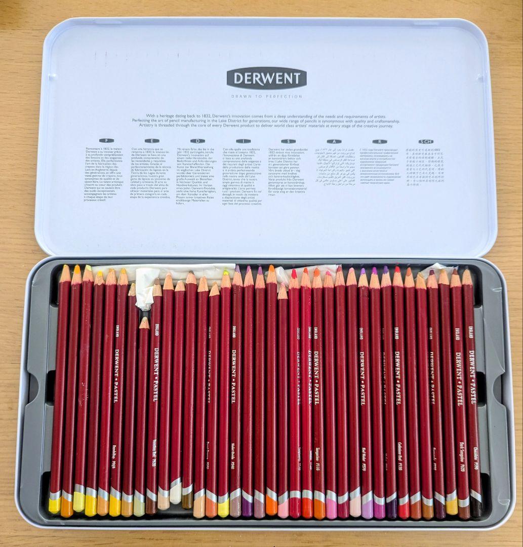 S DERWENT PASTEL PENCILS 72色セット