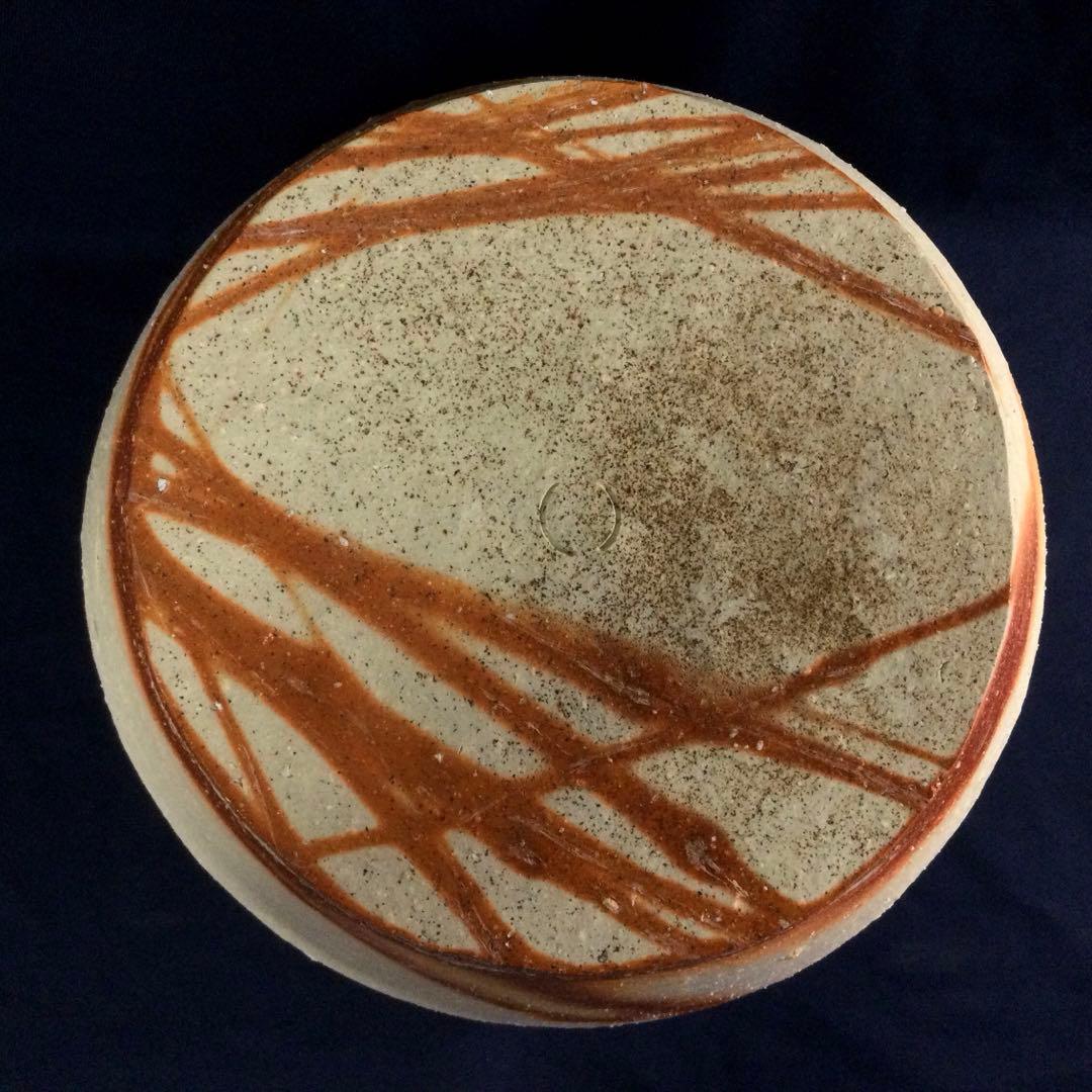 備前焼 水屋甕 大壷 渡辺聡作 花器 供箱付 AB5