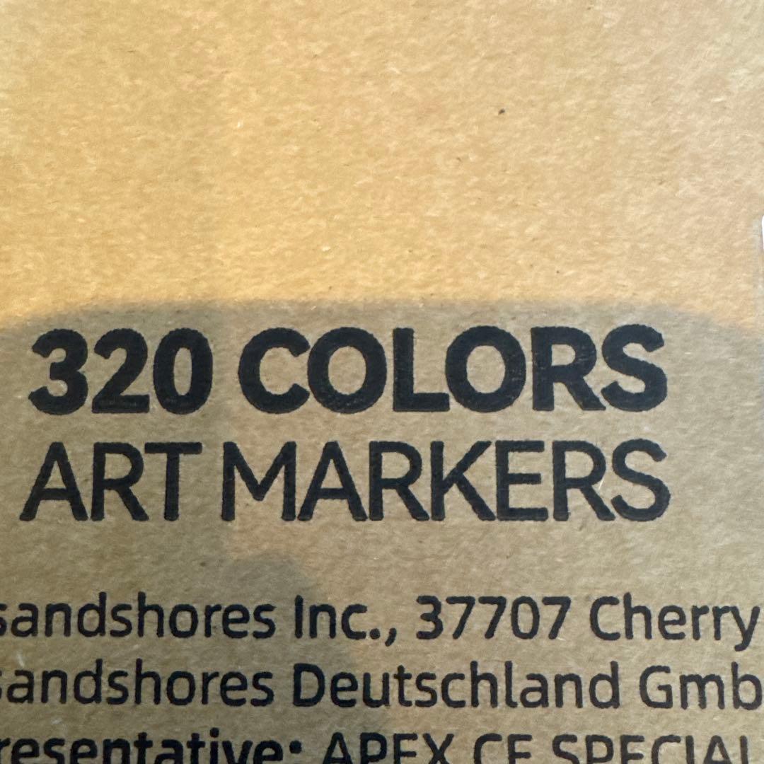 値下げしました！Ohuhuイラストマーカー320色Oahuシリーズ