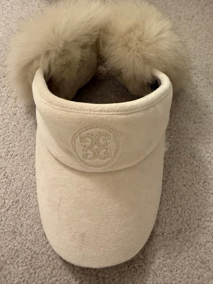 耳当てバイザー　GFORE フォックスファーバイザー　値下げしました！