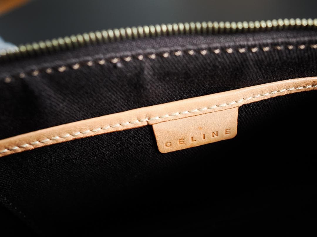 CELINE セリーヌ マカダム アクセサリーポーチ ショルダーバッグ