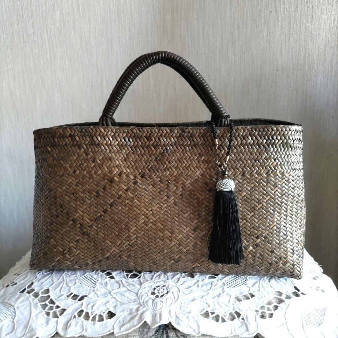 ギャラリー凛 藤のカゴバッグ ラタン 天然素材 日本製 普段使い 通年 夏