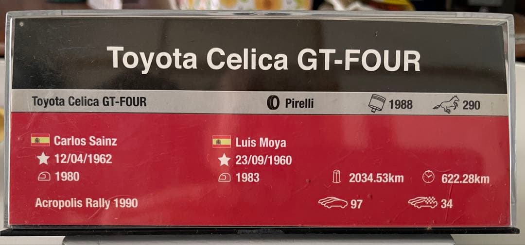 価格改定！トヨタ セリカ GT-FOUR ミニカー 90' アクロポリスラリー