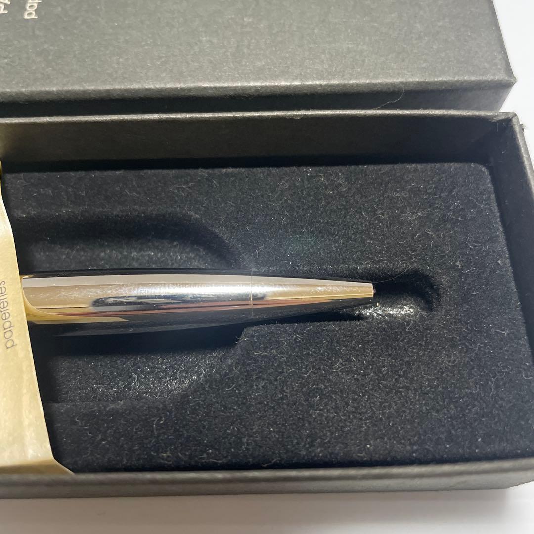 廃盤renomaレノマ　ロジュウム仕上げボールペン シルバー 専用ケース付き