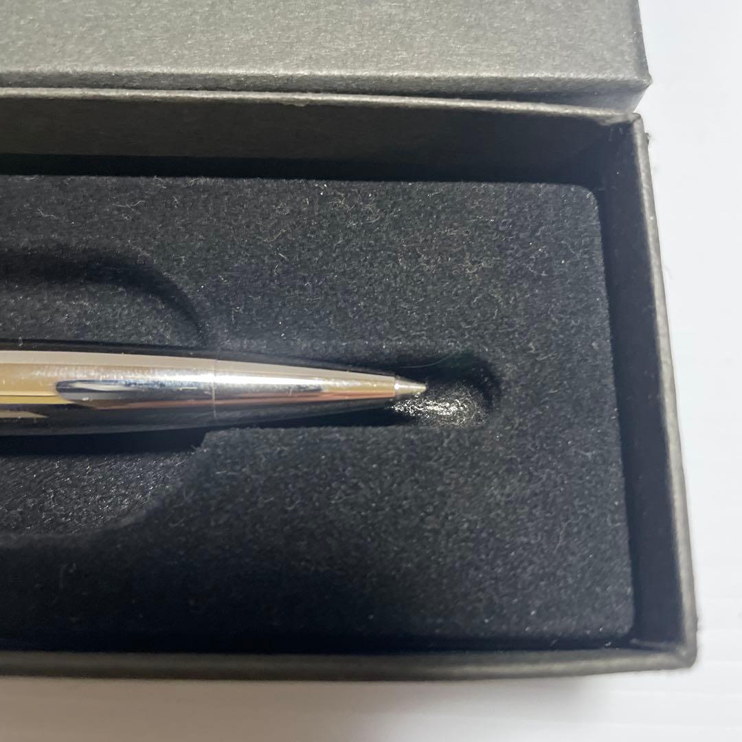 廃盤renomaレノマ　ロジュウム仕上げボールペン シルバー 専用ケース付き