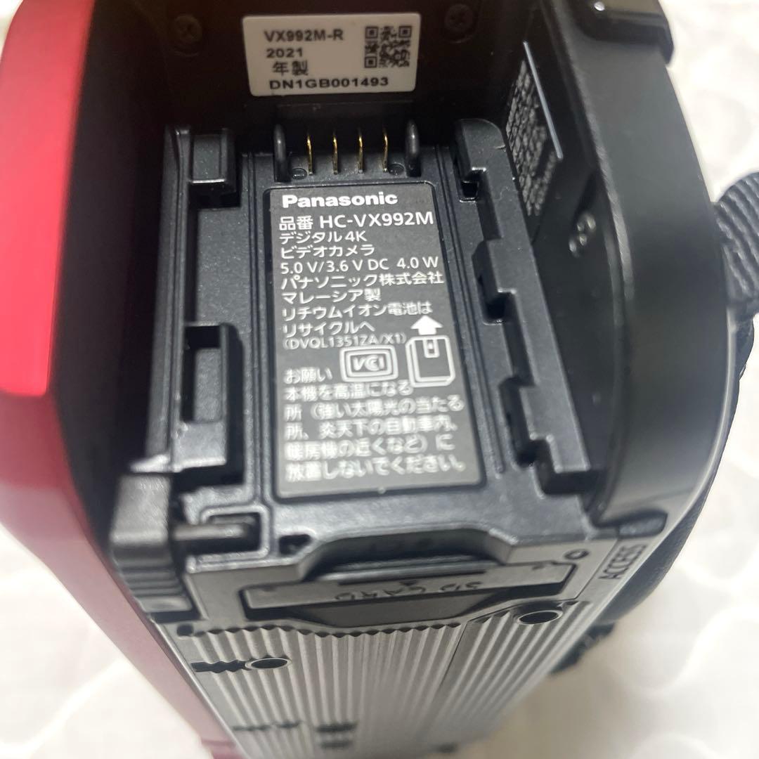 Panasonic デジタル4Kビデオカメラ HC-VX992M 2021年製