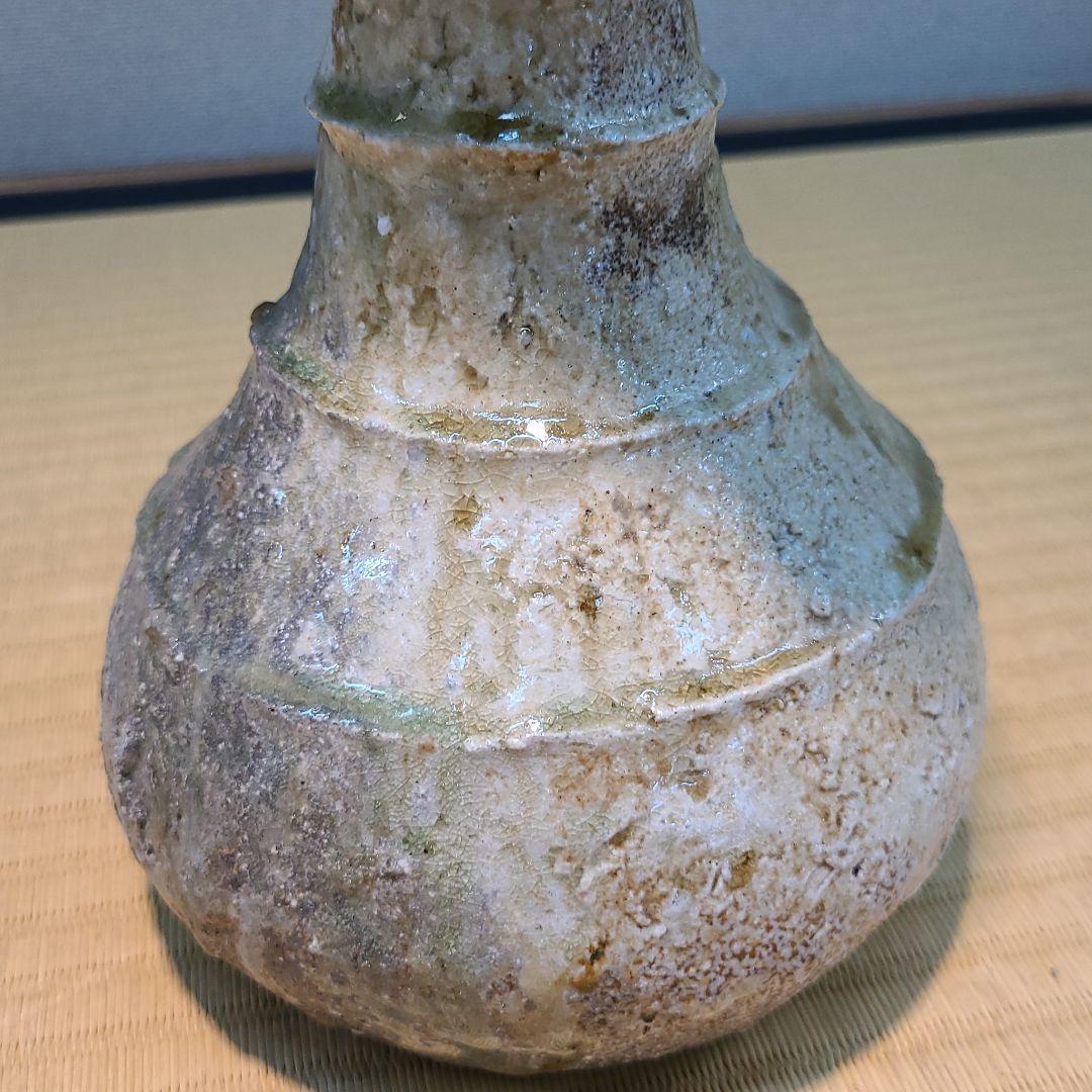 信楽焼 加藤隆彦作 花入 高さ9寸（約27cm） 共箱 本物保証