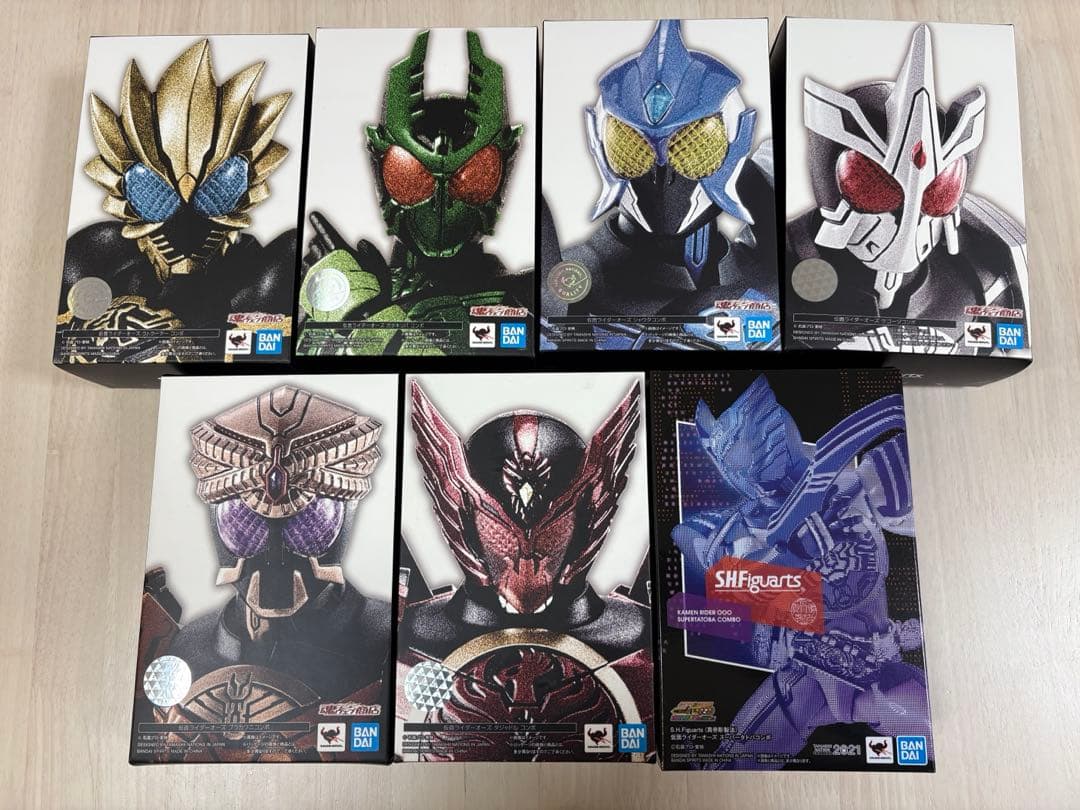S.H.Figuarts（真骨彫製法） 仮面ライダーオーズ 7体