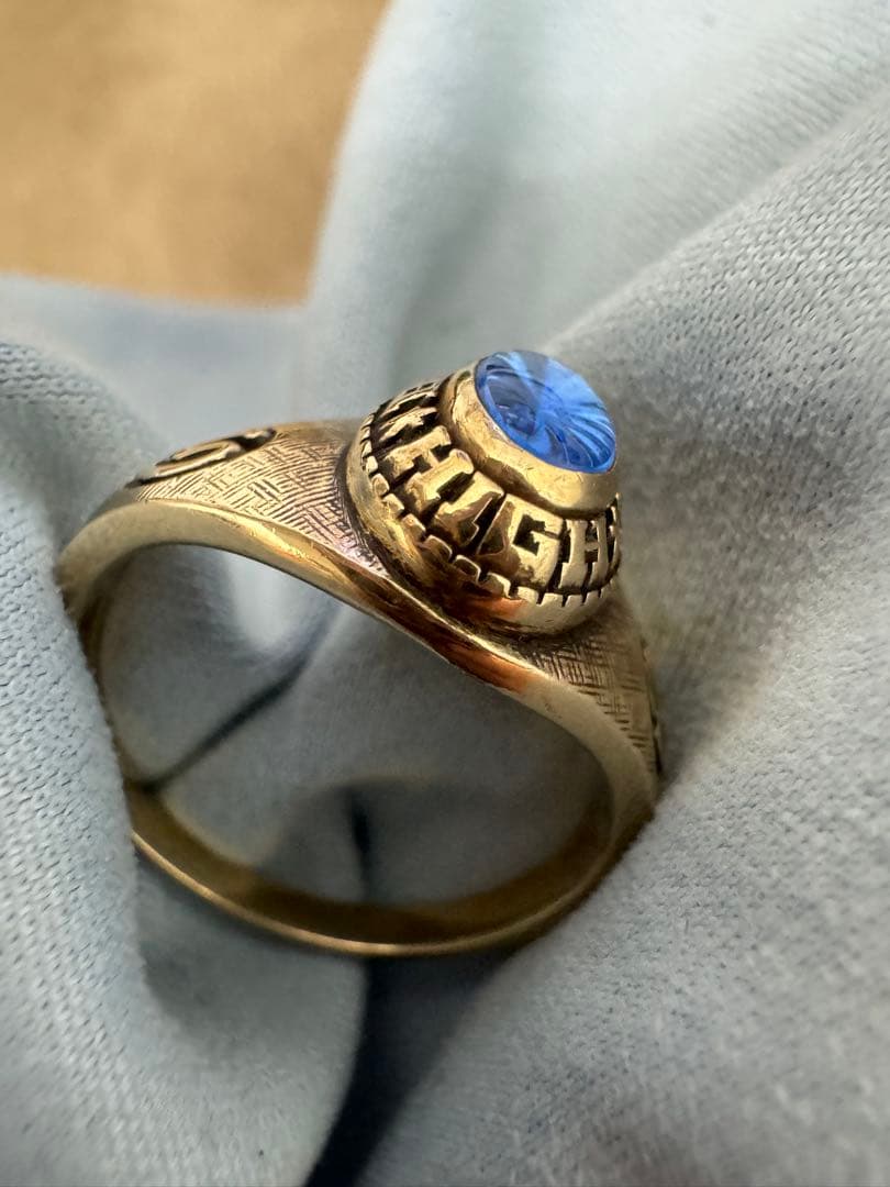 ジャスティン　カレッジリング　10K　1983　JOSTENS　リング　指輪