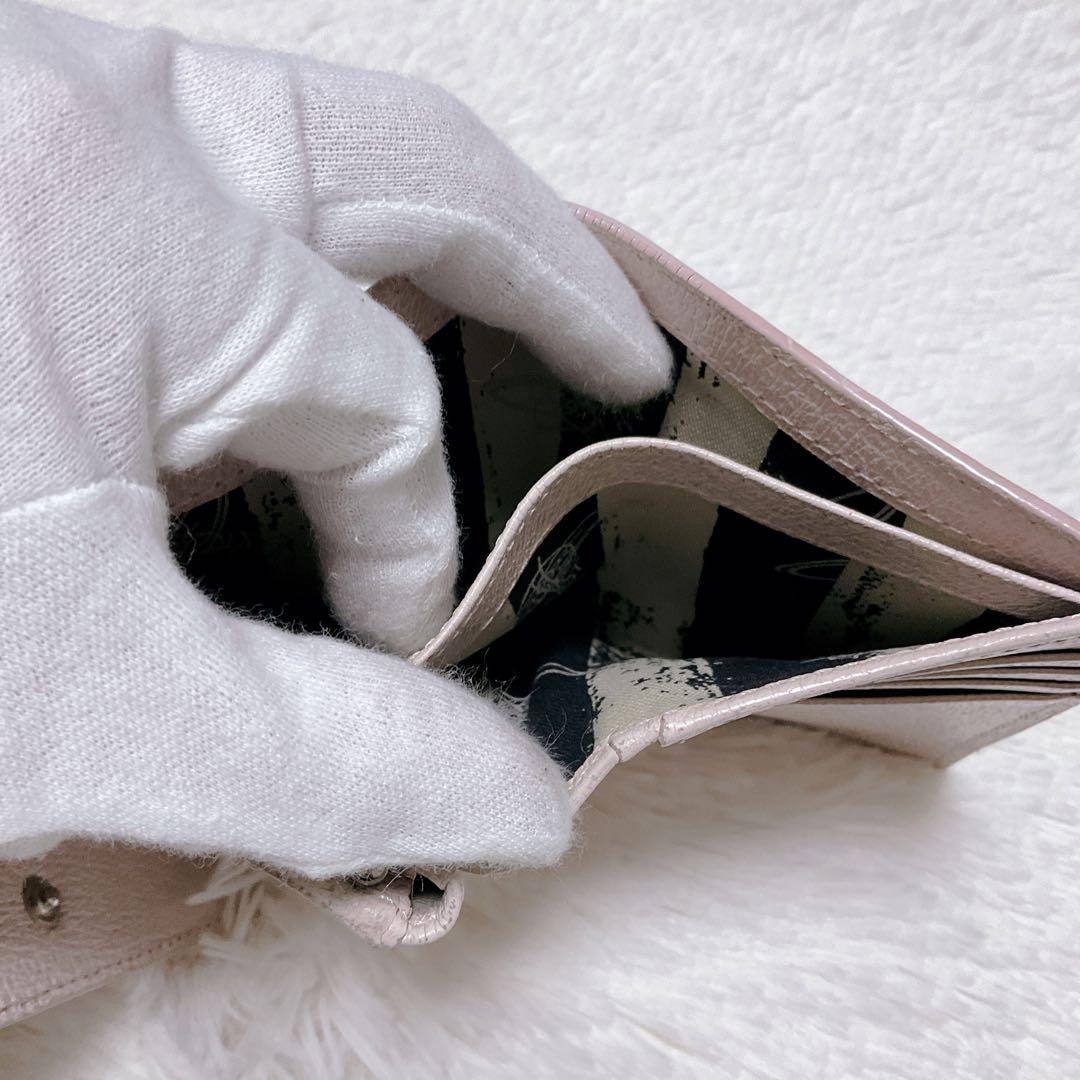 ♡限定♡ヴィヴィアンウエストウッド 三つ折り財布 がま口 ピンク オーブ 希少