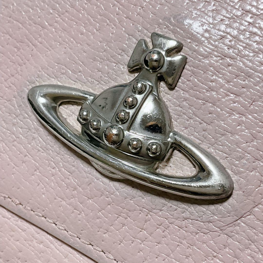 ♡限定♡ヴィヴィアンウエストウッド 三つ折り財布 がま口 ピンク オーブ 希少