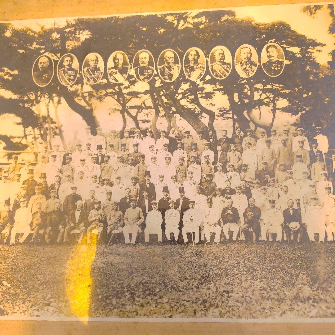 日露戦争出征記念写真撮影　紅葉山於　明治37年6月