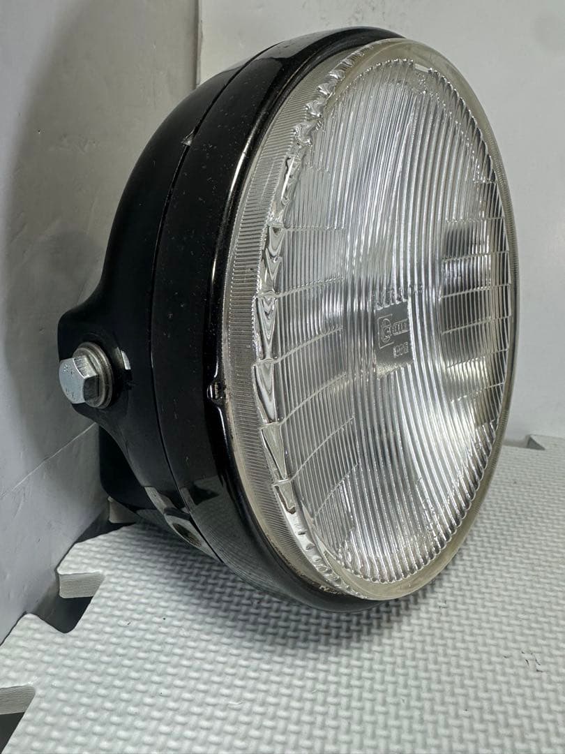 当時物シビエスーパーオスカー180πシビエ凹レンズ付ヘッドライトマーシャルCBX