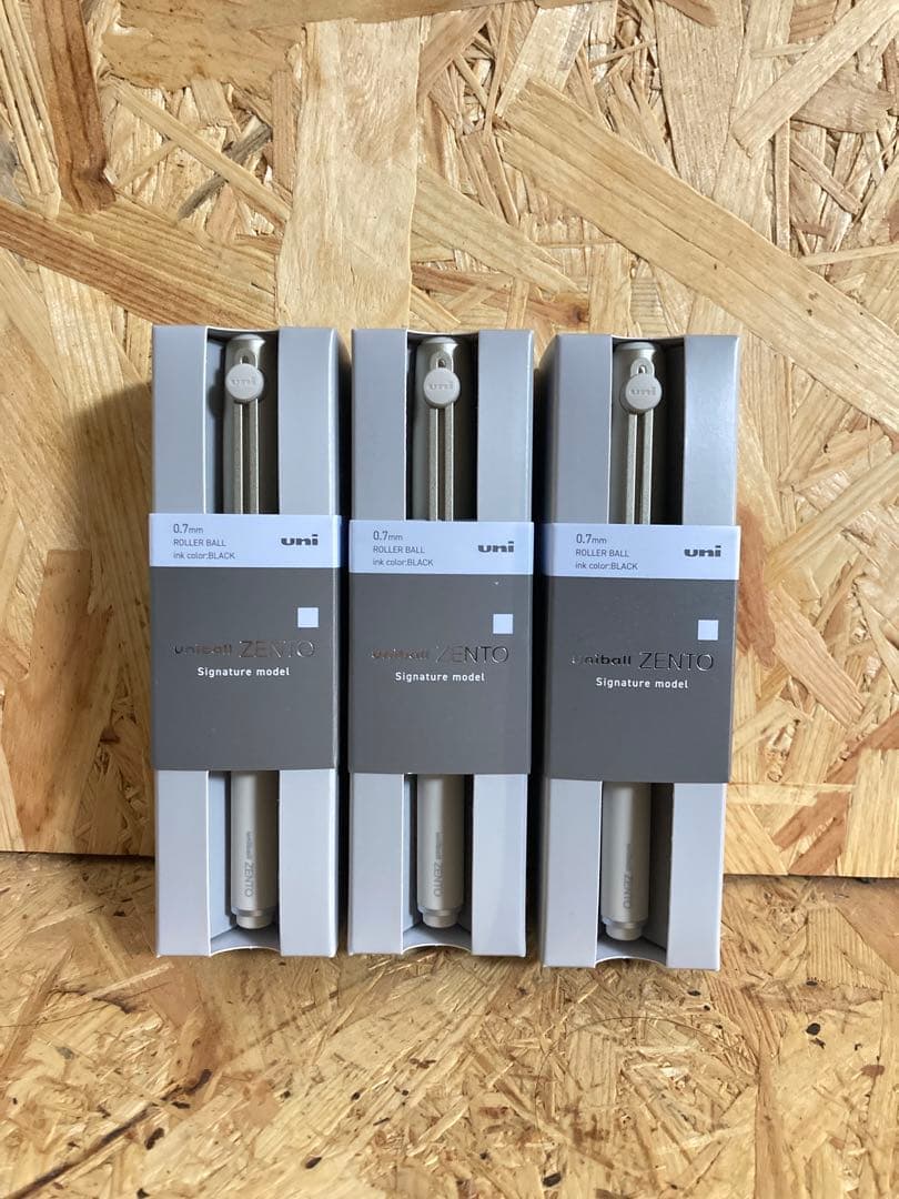 ZENTO 三菱鉛筆 Signature model ボールペン 3本セット