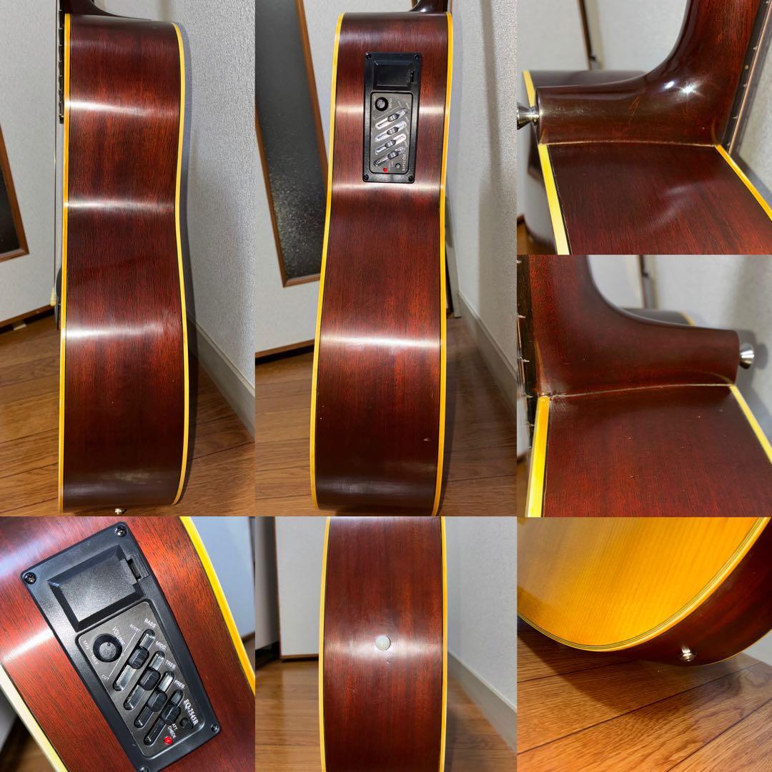 日本製 YAMAHA(ヤマハ)FG-200J 黒ラベル　エレアコ