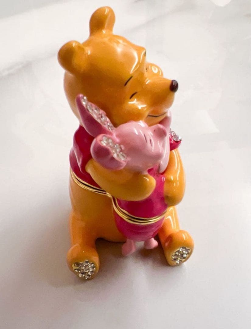 廃盤 限定品 ディズニー プーさん トリンケットボックス 英国製 Enamel