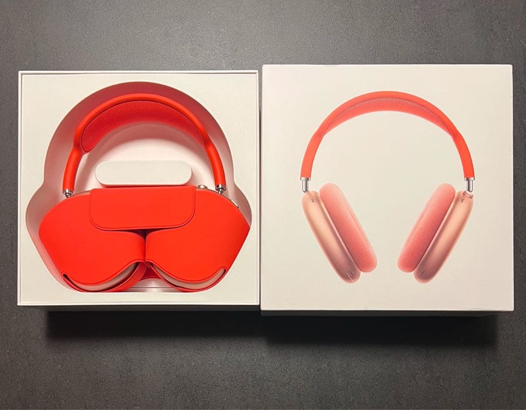 極美品 AirPodS MAX ピンク AppleCare+2026/6迄保証有