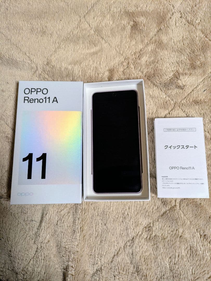 【美品・使用期間2週間程度】OPPO Reno11 A コーラルパープル