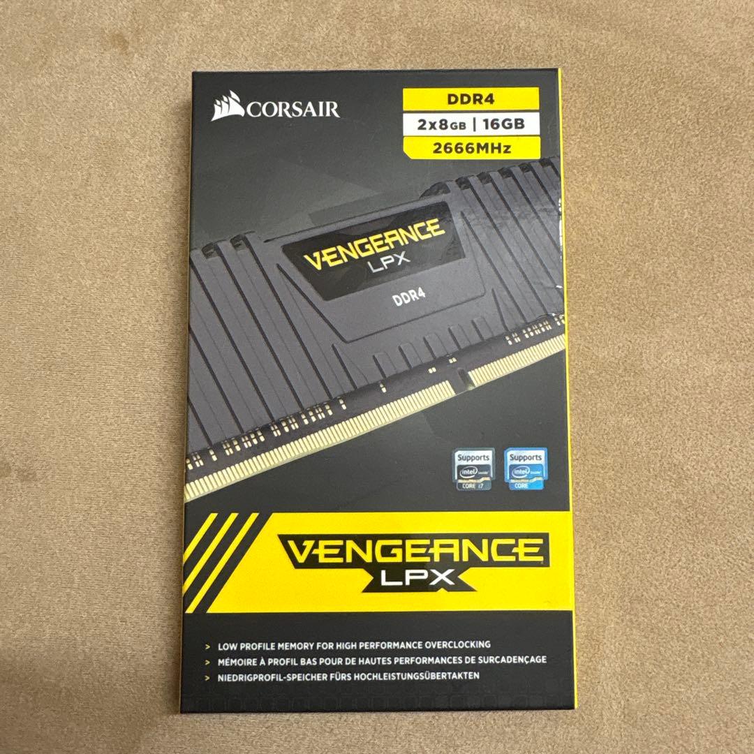 メモリー CORSAIR VENGEANCE LPX DDR4 16GB 2666MHz