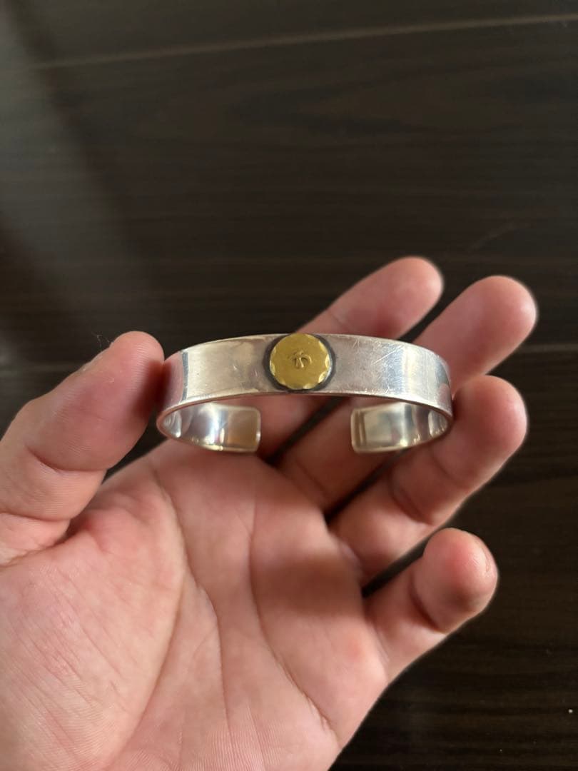 シルバーゴールドバングル