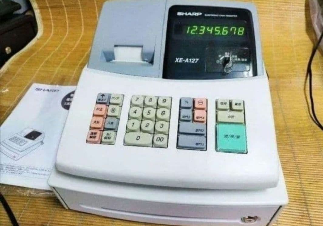 シャープレジスター　XE-A127　簡単便利特殊　送料込　951753