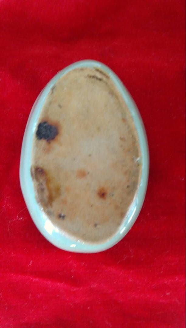 古伊万里　鳥青磁香合