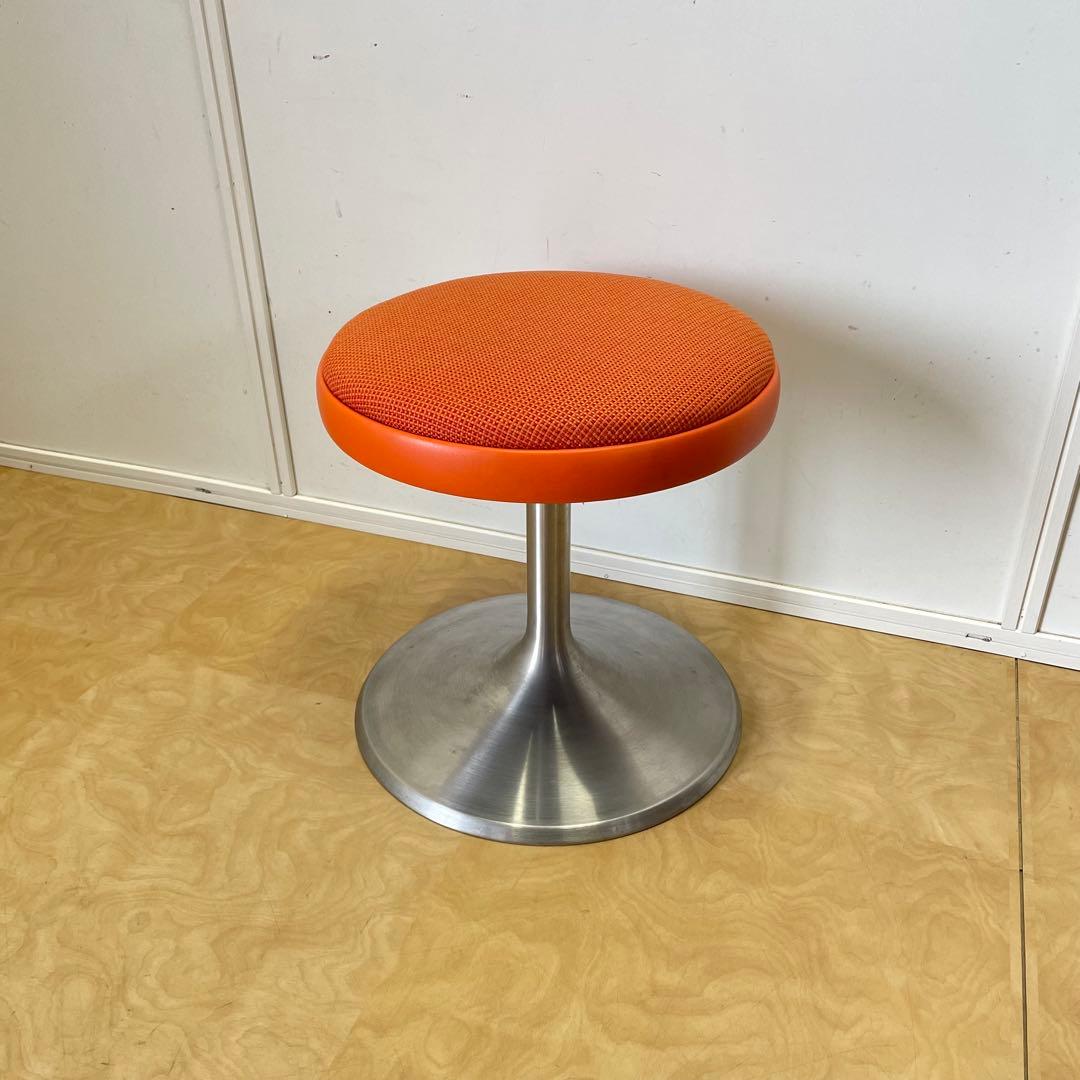 ビンテージ オカムラ 回転スツール チェア 椅子 イス レトロ アンティーク