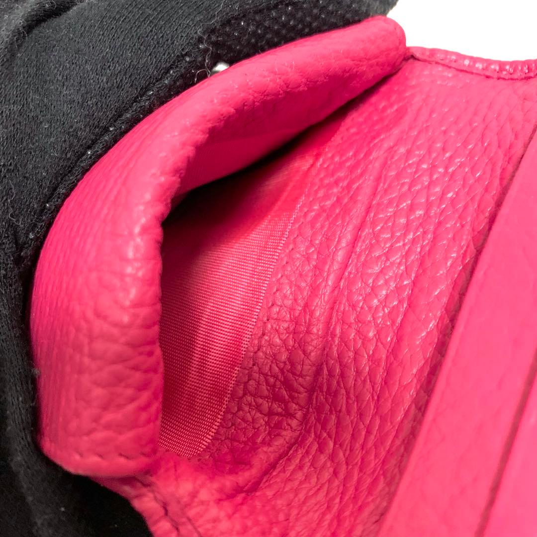 yyytPRADAプラダ　２つ折り財布　サフィアーノレザー　ピンク