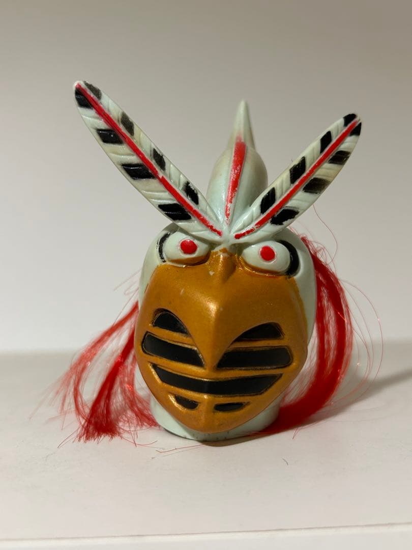 【美品】　変身忍者嵐　当時物　ポピー　面取れ　旧バンダイ　ソフビ　面トレ