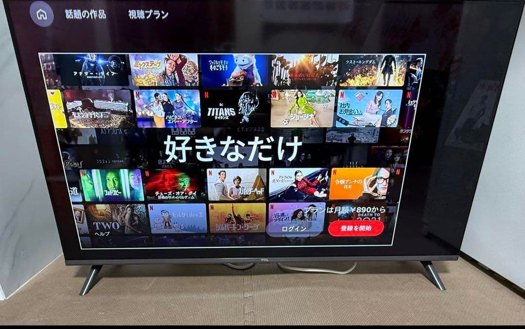 超美品　TCL 40L5AG 40型2024年製⭕️ 地上 BSスマートテレビ