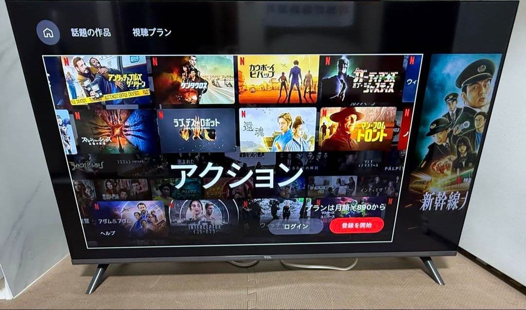 超美品　TCL 40L5AG 40型2024年製⭕️ 地上 BSスマートテレビ