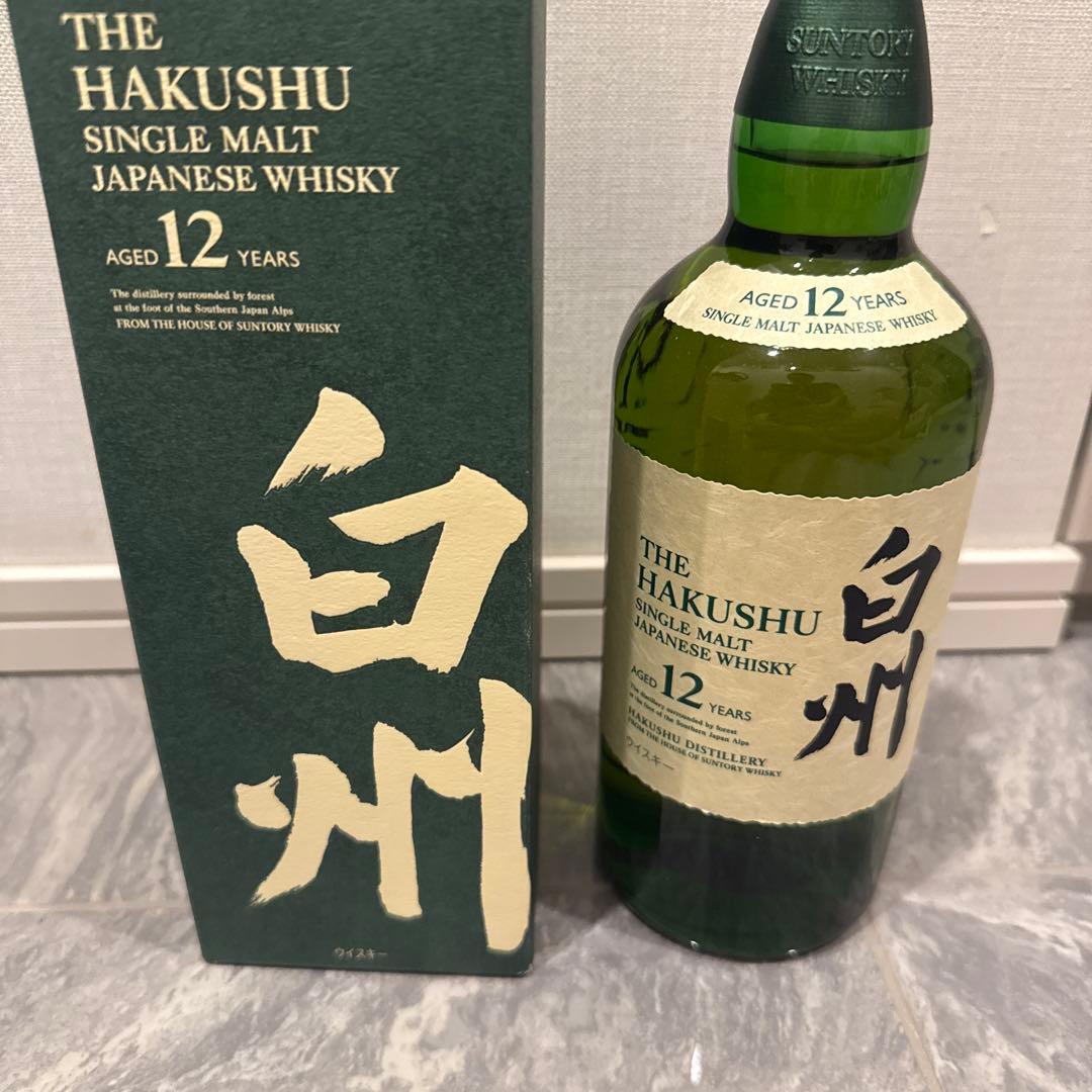 SUNTORY 白州12年シングルモルトウイスキー　ハイボール缶つき