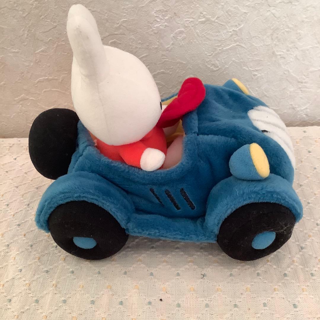 【レア】ミッフィーのじどうしゃ　ぬいぐるみ