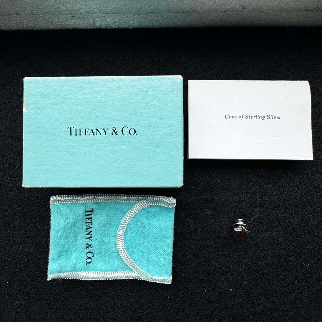 TIFFANY&Co. ティファニー レッドクロス ラペルピン サファイヤ 稀少