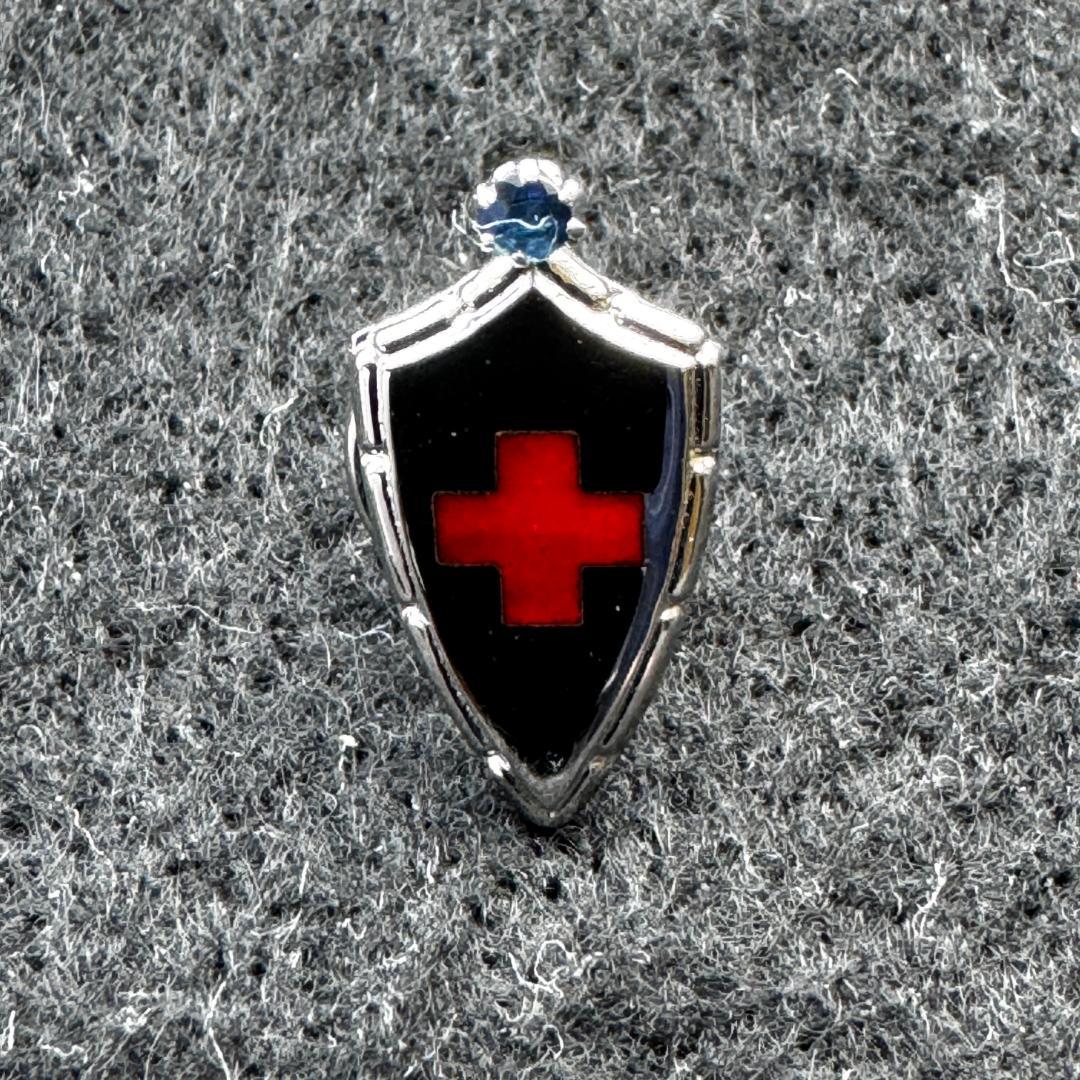 TIFFANY&Co. ティファニー レッドクロス ラペルピン サファイヤ 稀少