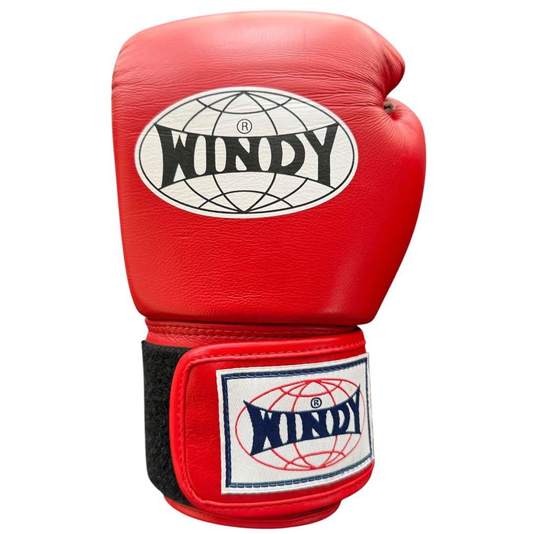 WINDY キックボクシンググローブ12オンス レッド
