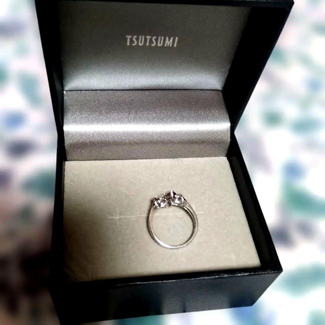 TSUTSUMI フラワーデザイン ダイヤモンド＆プラチナリング size13