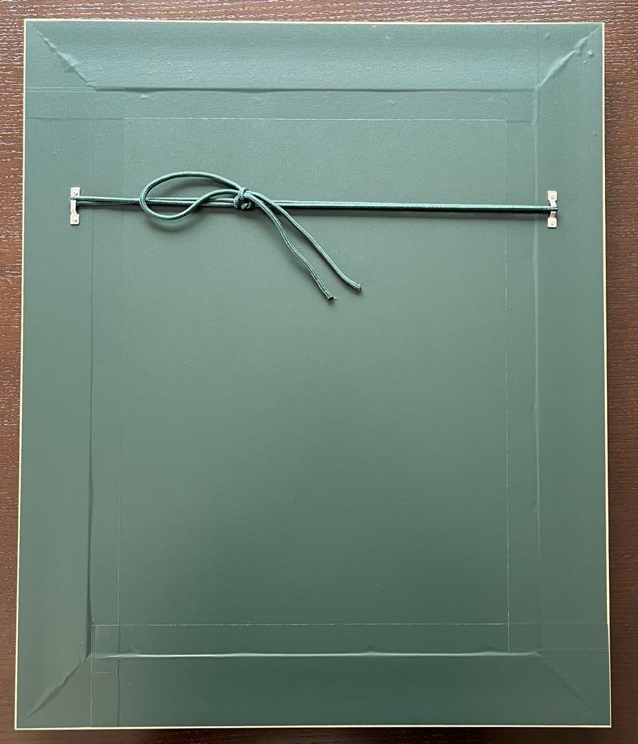 クリムト　「抱擁」　複製ポスター　額付　メディウム加工　①