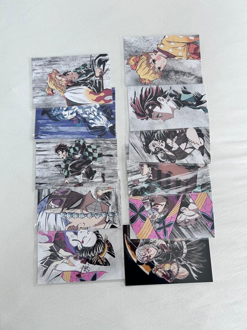 鬼滅の刃 全集中展 無限列車・遊郭編 幕間画ポストカードセット 4種コンプセット