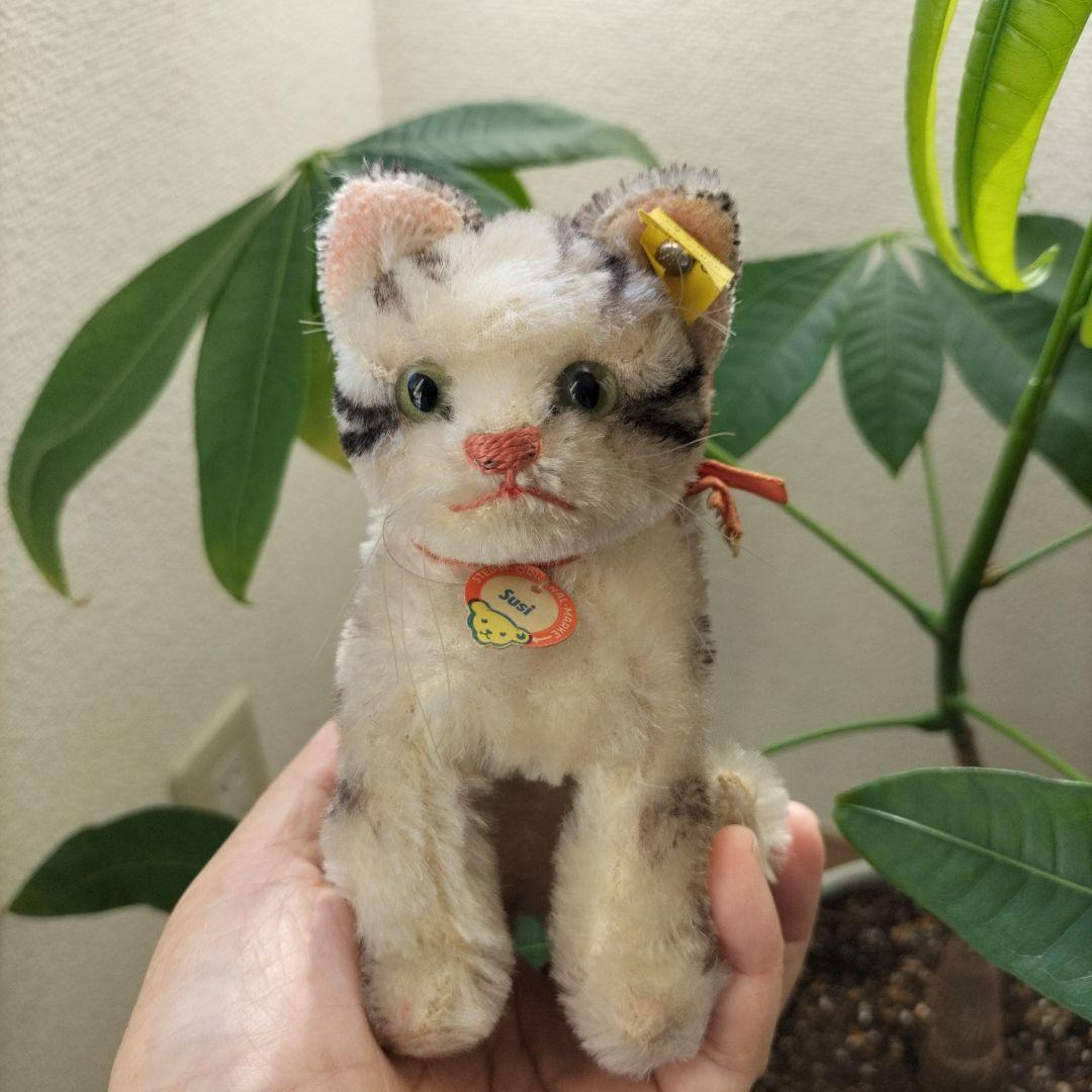 ビンテージ　シュタイフ　Susi キャット　猫