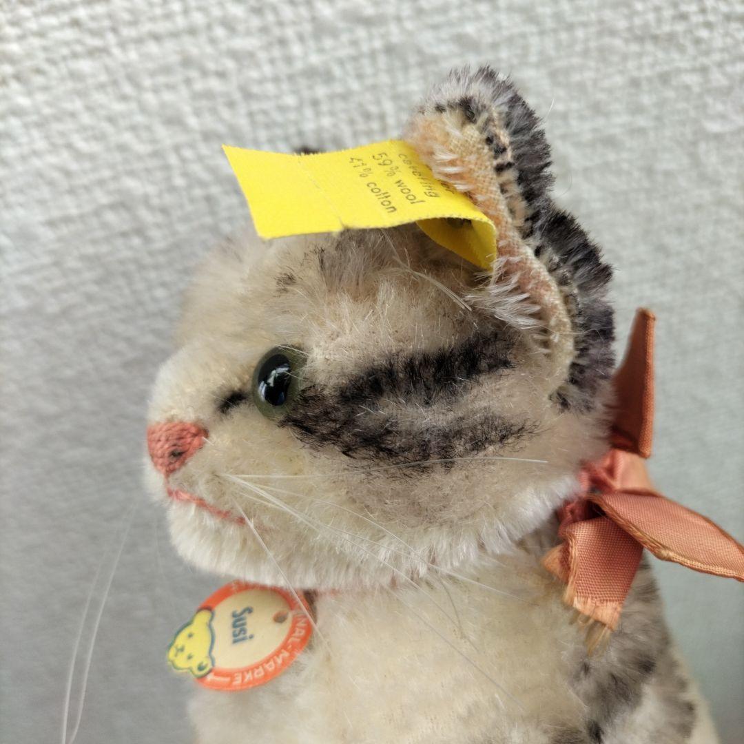 ビンテージ　シュタイフ　Susi キャット　猫